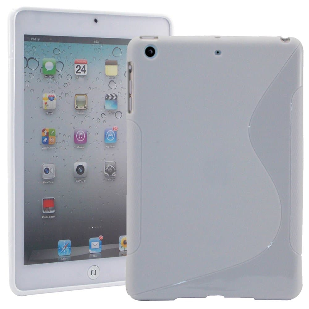 Shenit S-Line TPU Case with Cut-outs for Apple iPad Mini 7.9 inch Protective Cover white
