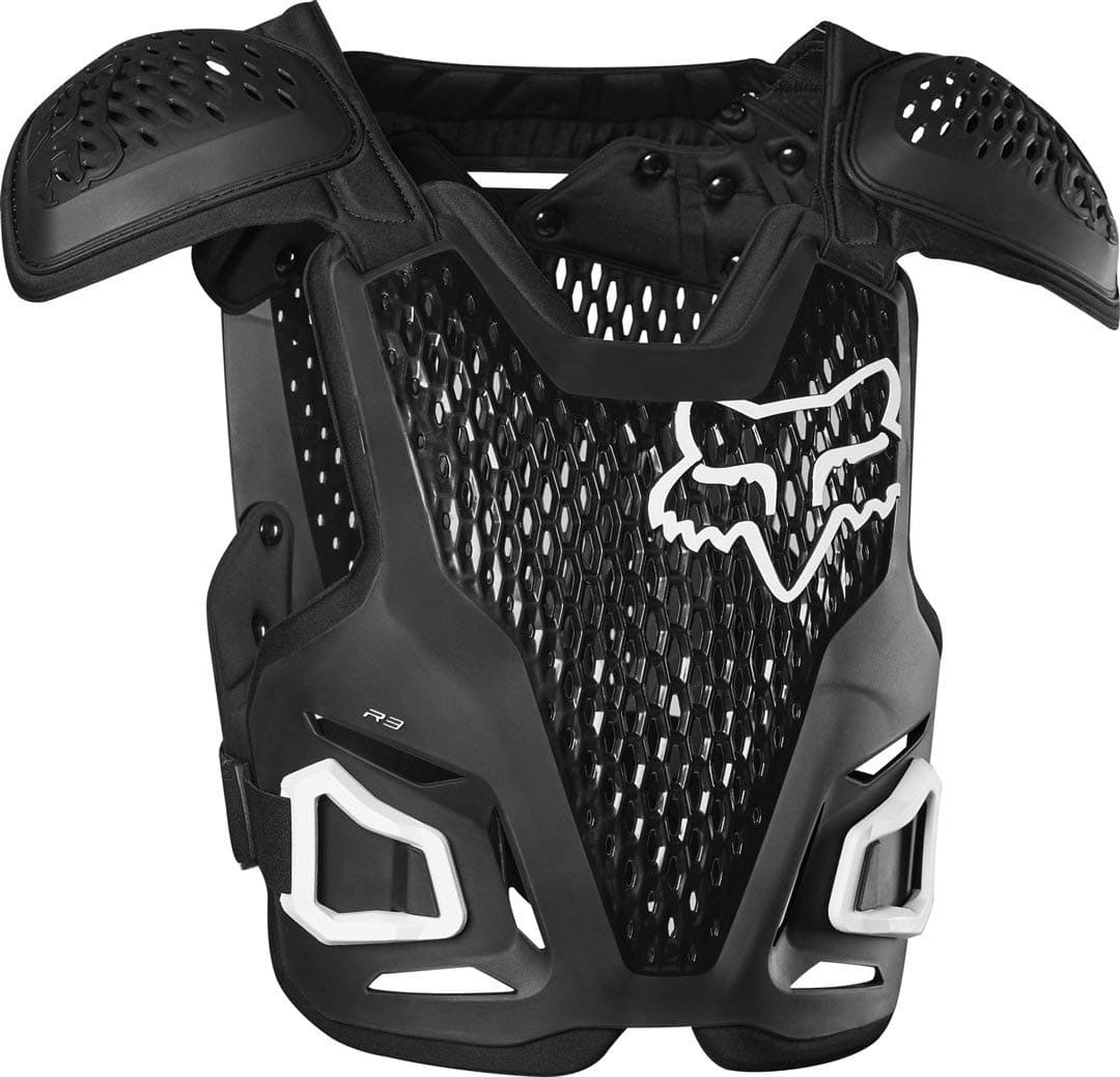 Fox Racing FOX MX R3 Roost Deflector Black S/M (Chest 31-39in) 24017-001-S/M