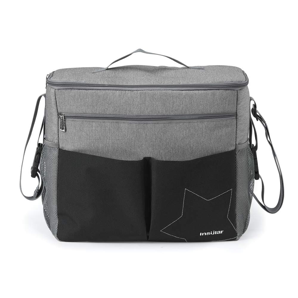 Benkeg Diaper Bag Large Capacity Waterproof Multi-function Mommy Bag for Baby Clothes Diaper Nappy Milk Powder Bottle Tissue Travelling Storage Bag Hold or Hang