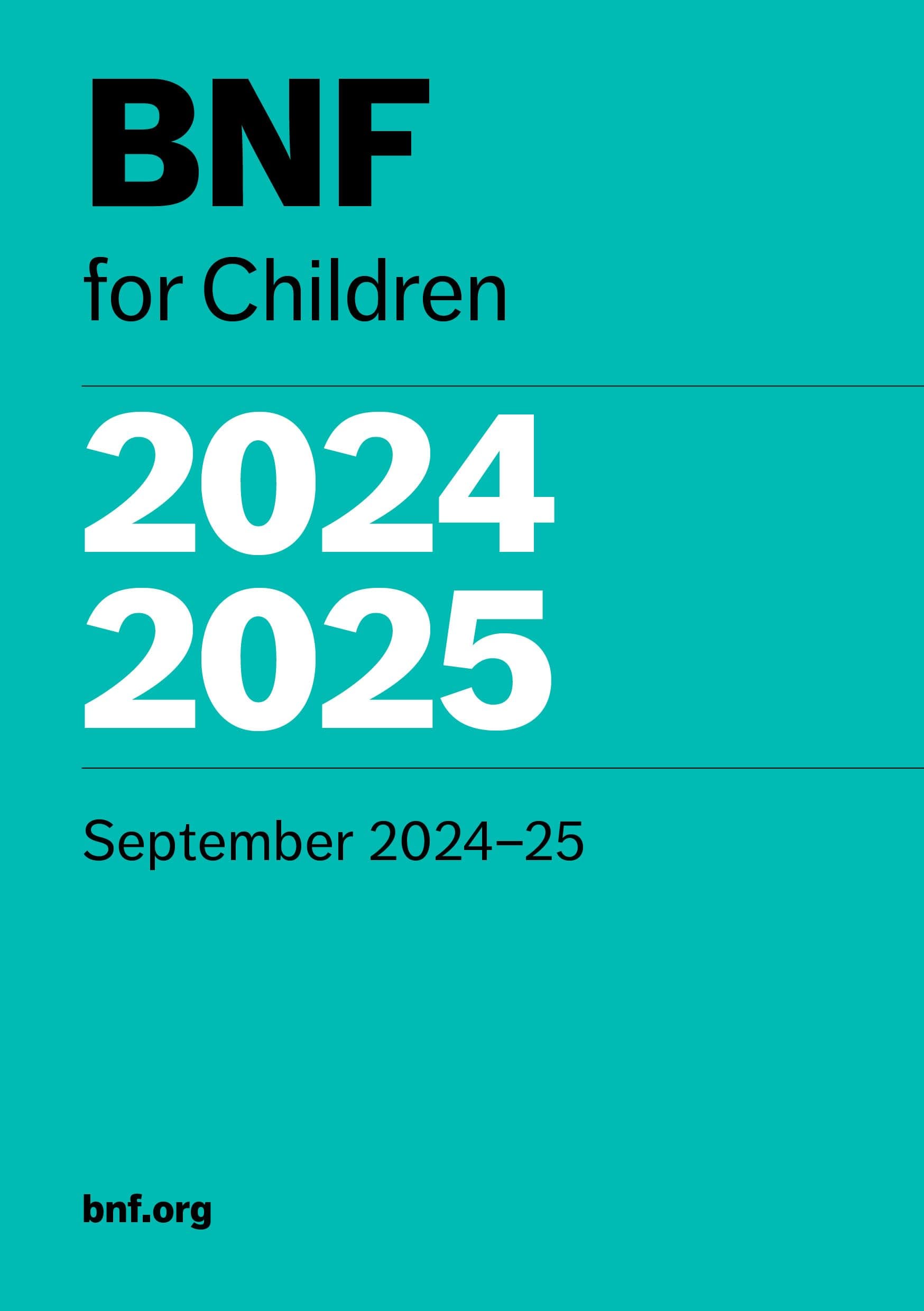 BNF for Children (BNFC) 2024-2025