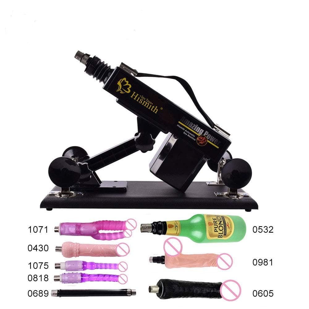 UbiraLove Updated Version Stronger Automatic Massage Tool Machines Gun,Pumping Thrusting Gun with Super Impact with Attachments