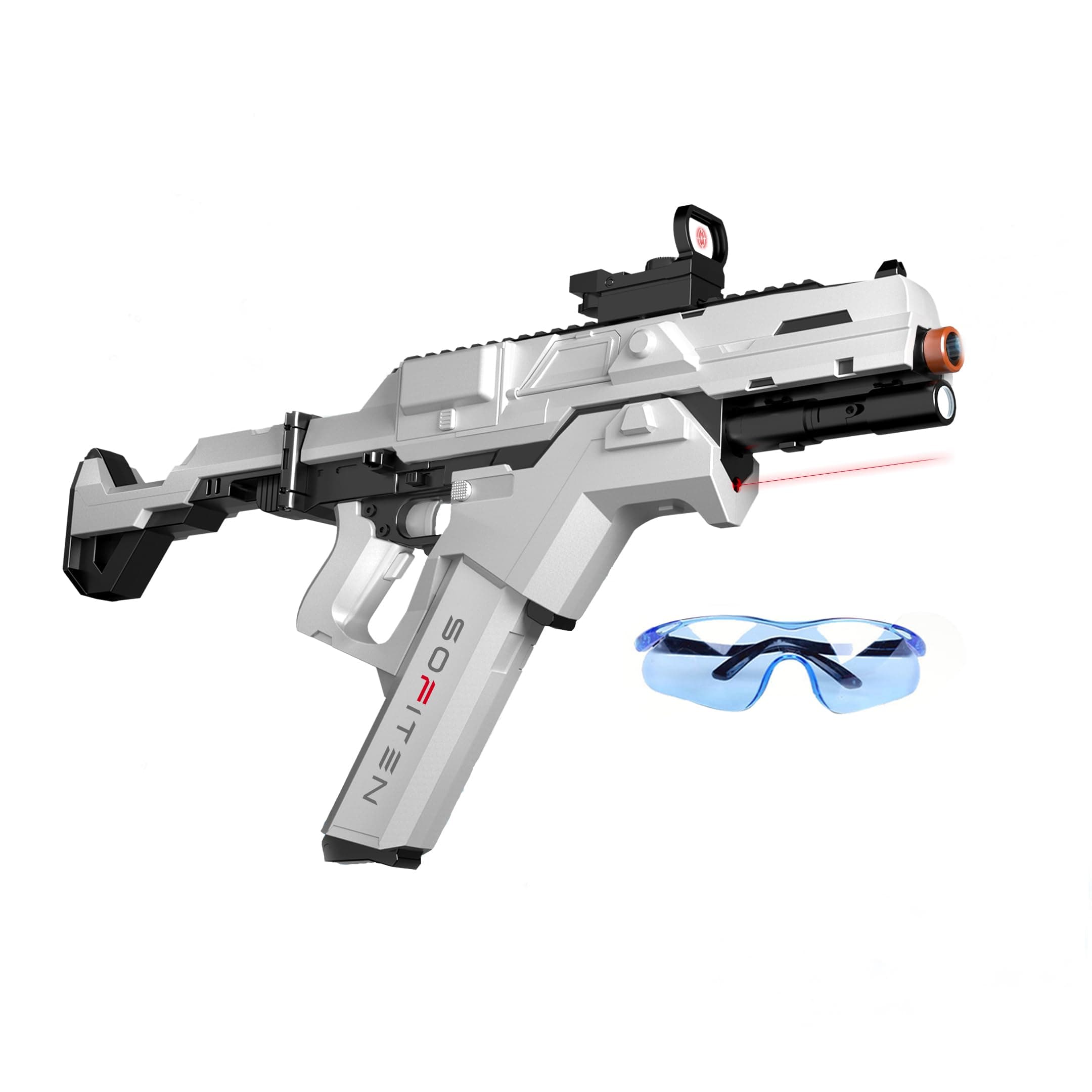 Fully Automatic Gel Ball Blaster Gun High Speed 180+ FPS Electric Gel Gun for Outdoor Shooting Game Summer Gifts Ages 14 & Up