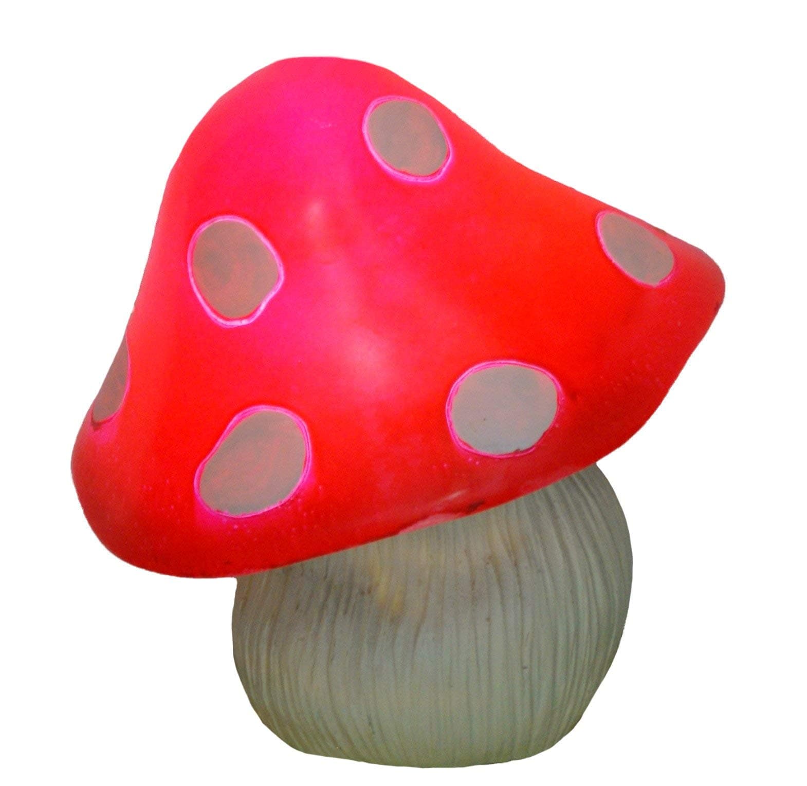 TIAAN 12" Red Solar Mushroom LED Light