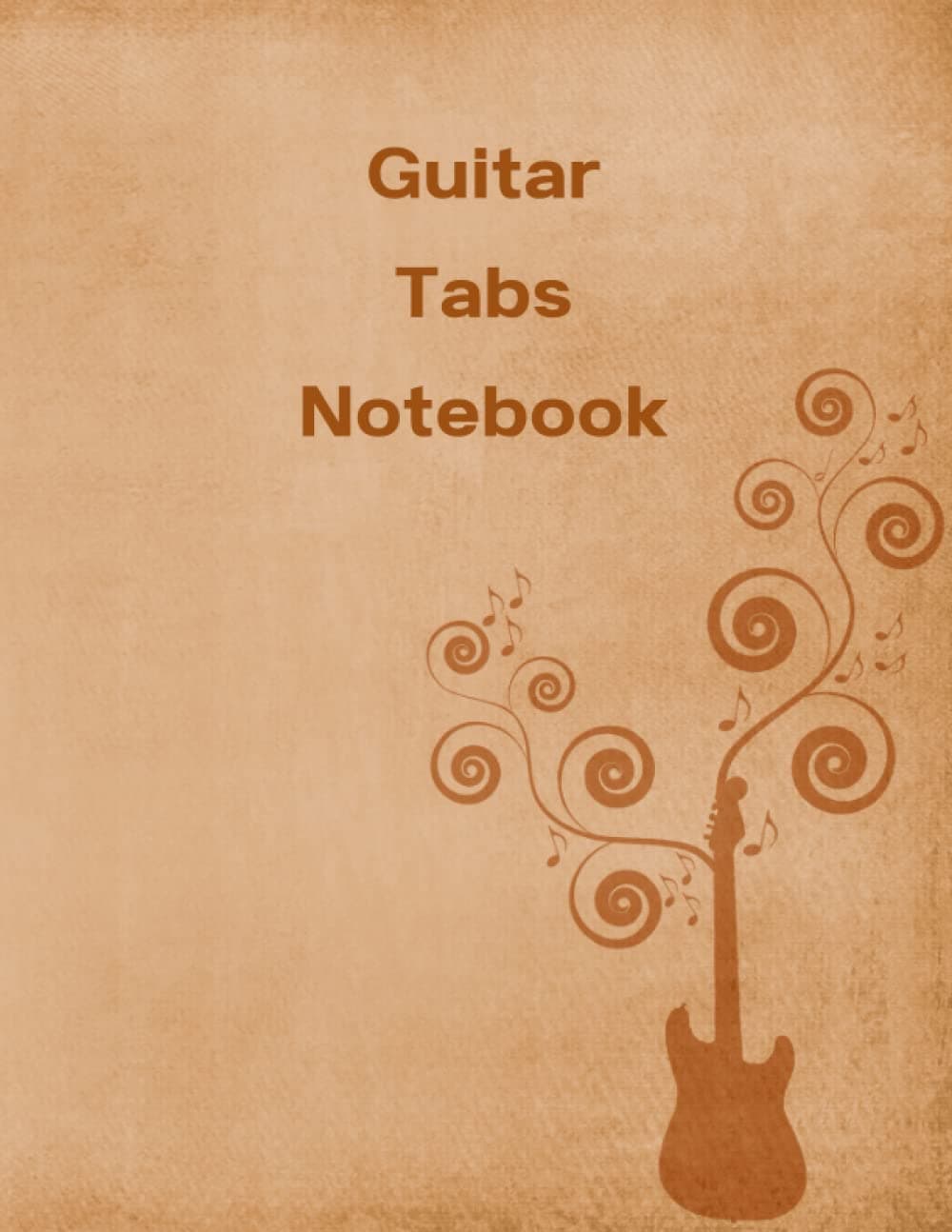 Guitar Tabs Notebook: wirebound manuscript paper, guitar notebook, counting crows guitar tab, 8.5 x 11 in - 120 pages