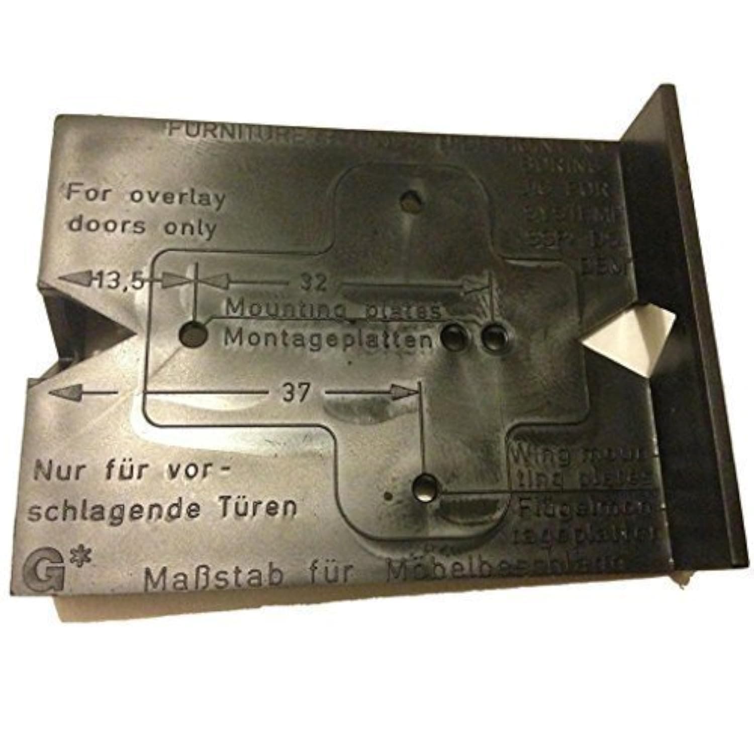 Grass Plastic Simple Jig Template for Cabinet Hinges & Mounting Plates