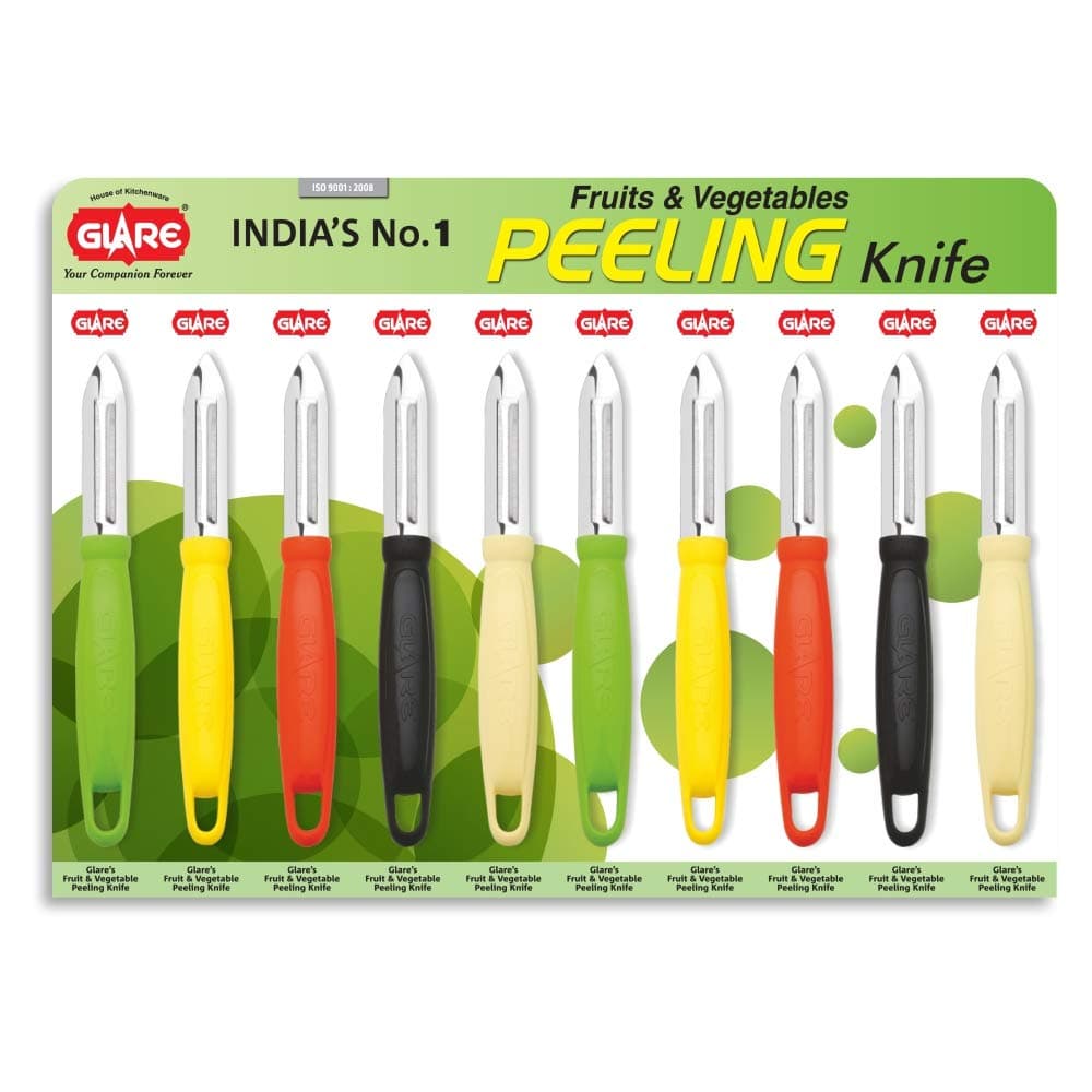 GLARE Fruit Peeling Knife - New (10 Pcs)