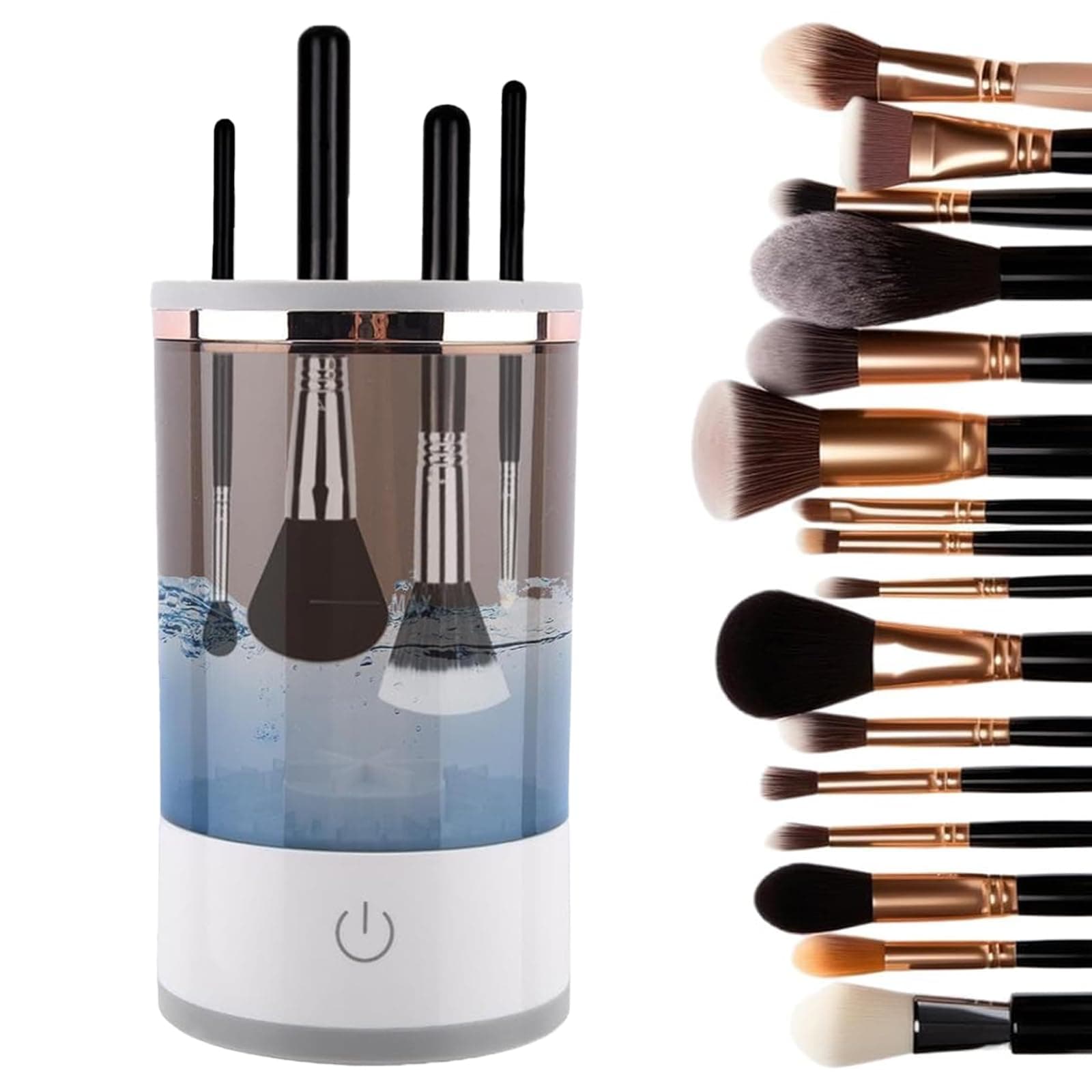 GMHLLES Electric Makeup Brush Cleaner, Automatic Cleaning and Drying Tool for All Size Beauty Brushes