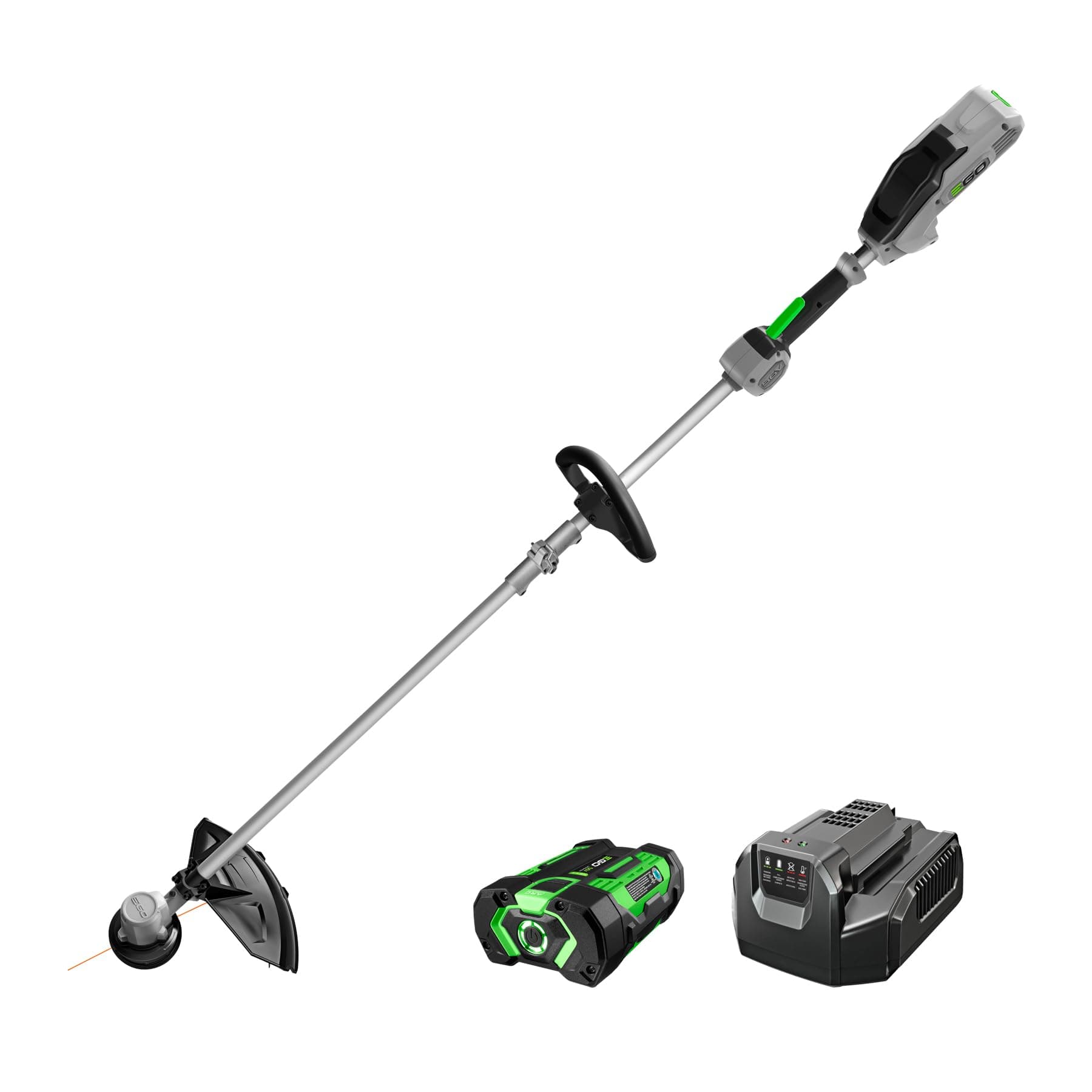 EGO POWER+ String Trimmer, Battery Powered, 15" Trimmer for Weeds and Grass with Rapid Reload, Split Shaft, Includes 56V 2.5Ah Battery and Charger - ST1502SA