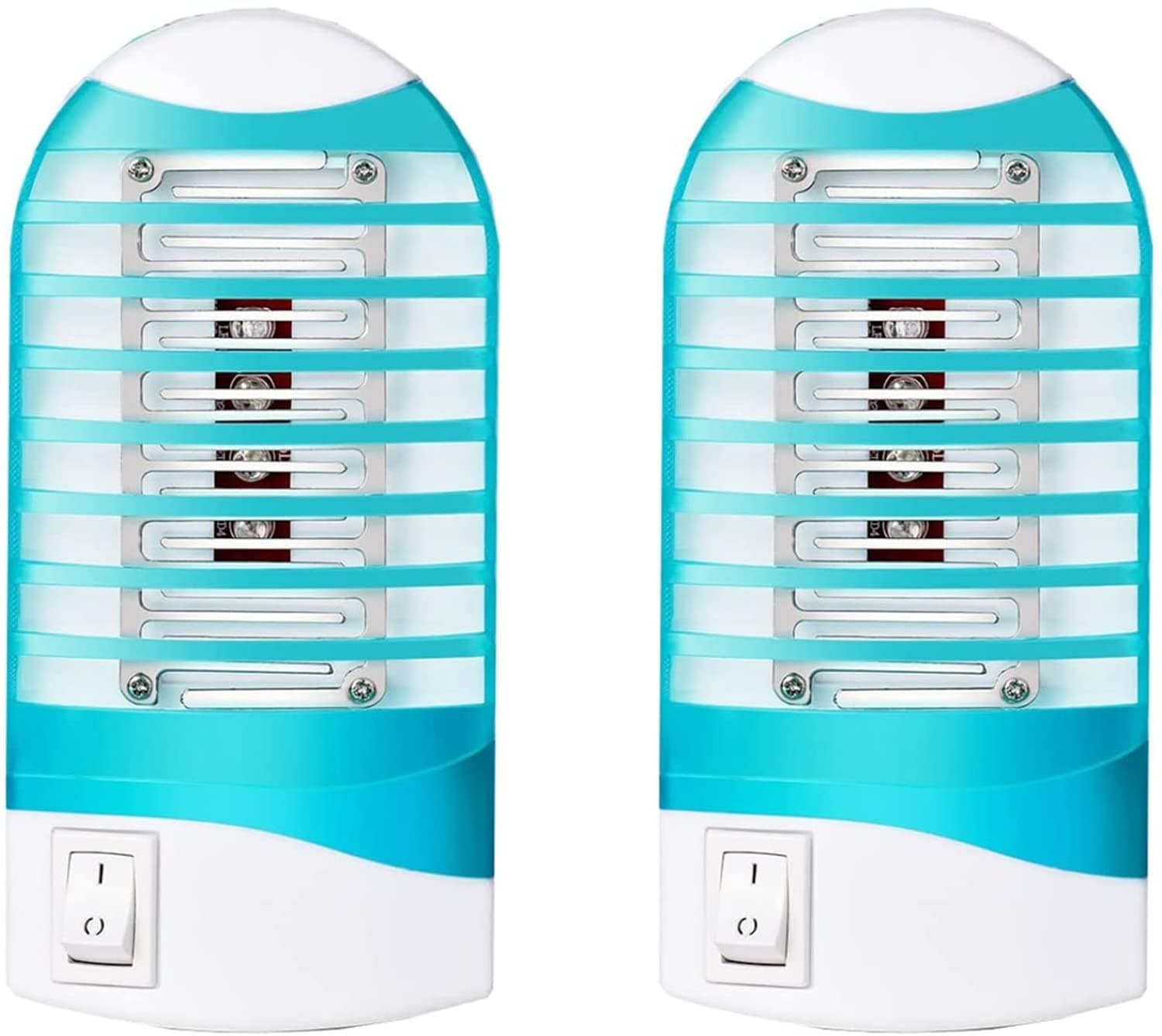 KASTWAVE 2 Pack Indoor Bug Zapper - Effective Mosquito & Gnat Trap, Electric Fly Killer Light for Home, Plug-in Pest Control Solution