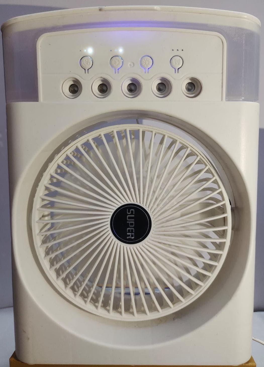 CTRL Portable AC Mini Cooler Fan for Room Cooling - Rechargeable Air Conditioner, Water Cooler, Humidifier, Purifier - Heavy Flat Squeeze