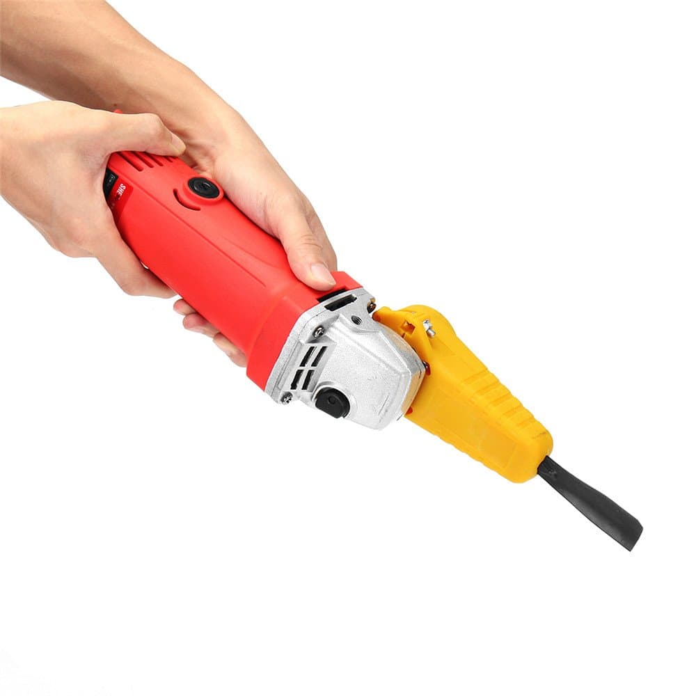 ALLSOME Wood Carving Chisel Set Changed 100 Angle Grinder Into Power Chisel Woodworking Tool