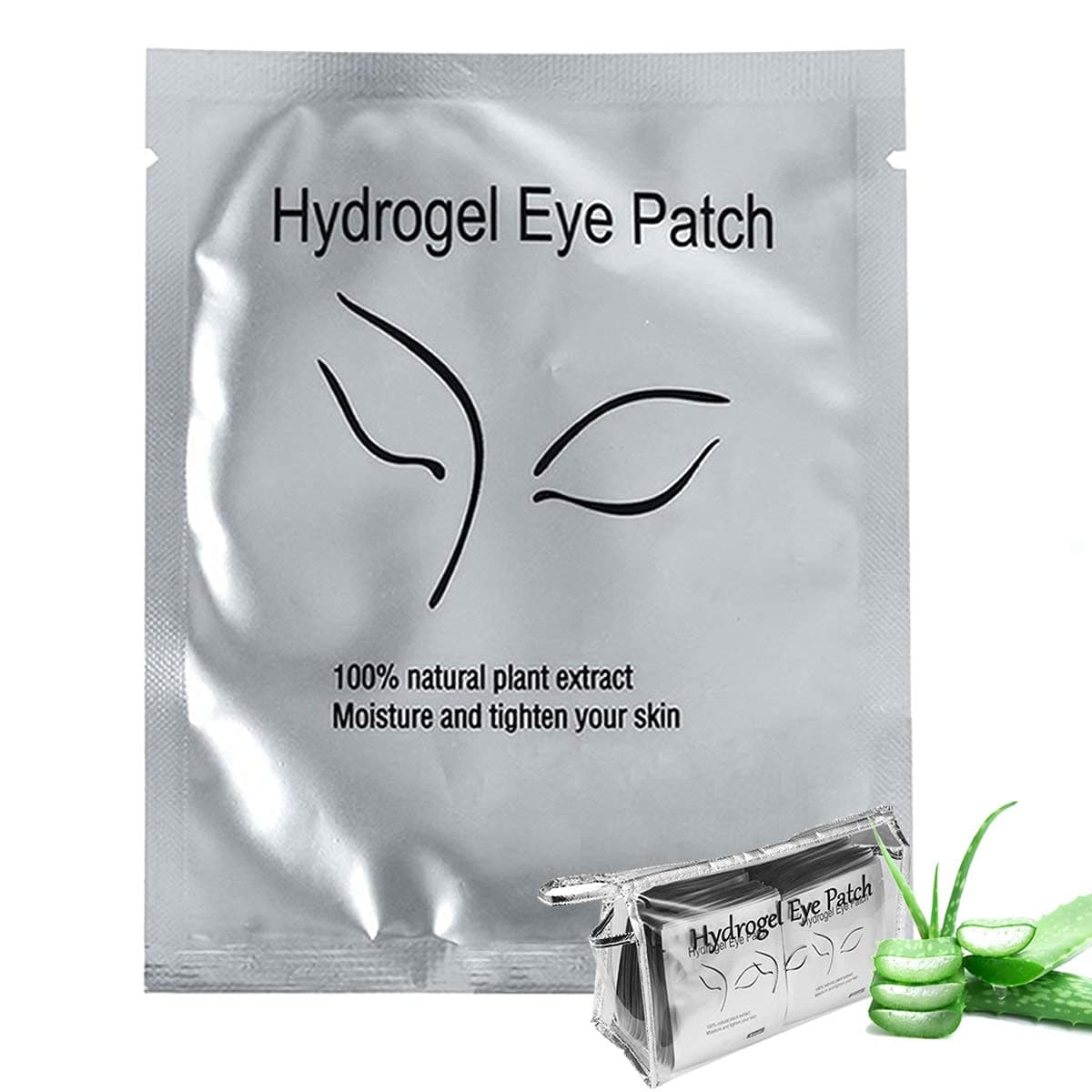 Eye Pads Lash Extensions Kit, 110 Pairs Hydrogel Patch Gel Pad Beauty Makeup Tool for Under Eyes Eyelash Extension
