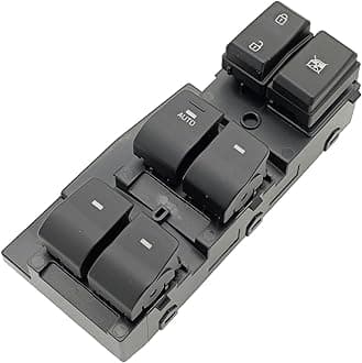Master Power Window Switch Auto Down up Driver Side 93570-F2000 for 2017 2018 2019 2020 2021 2022 Hyundai Elantra 1.4L 1.6L 2.0L 93570-F2000-4X Front Left