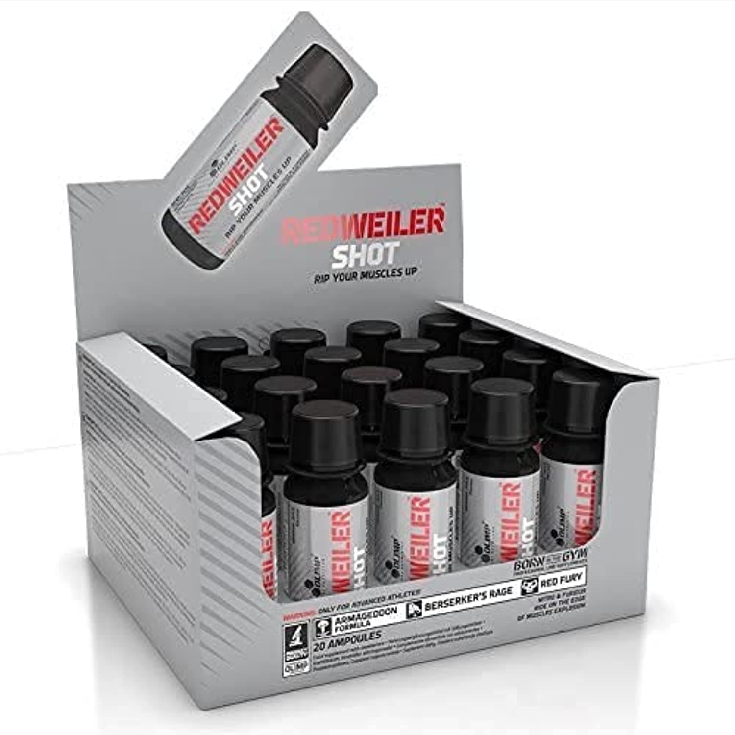 Olimp RedWeiler Shot , Orange - 20 X 60 ml
