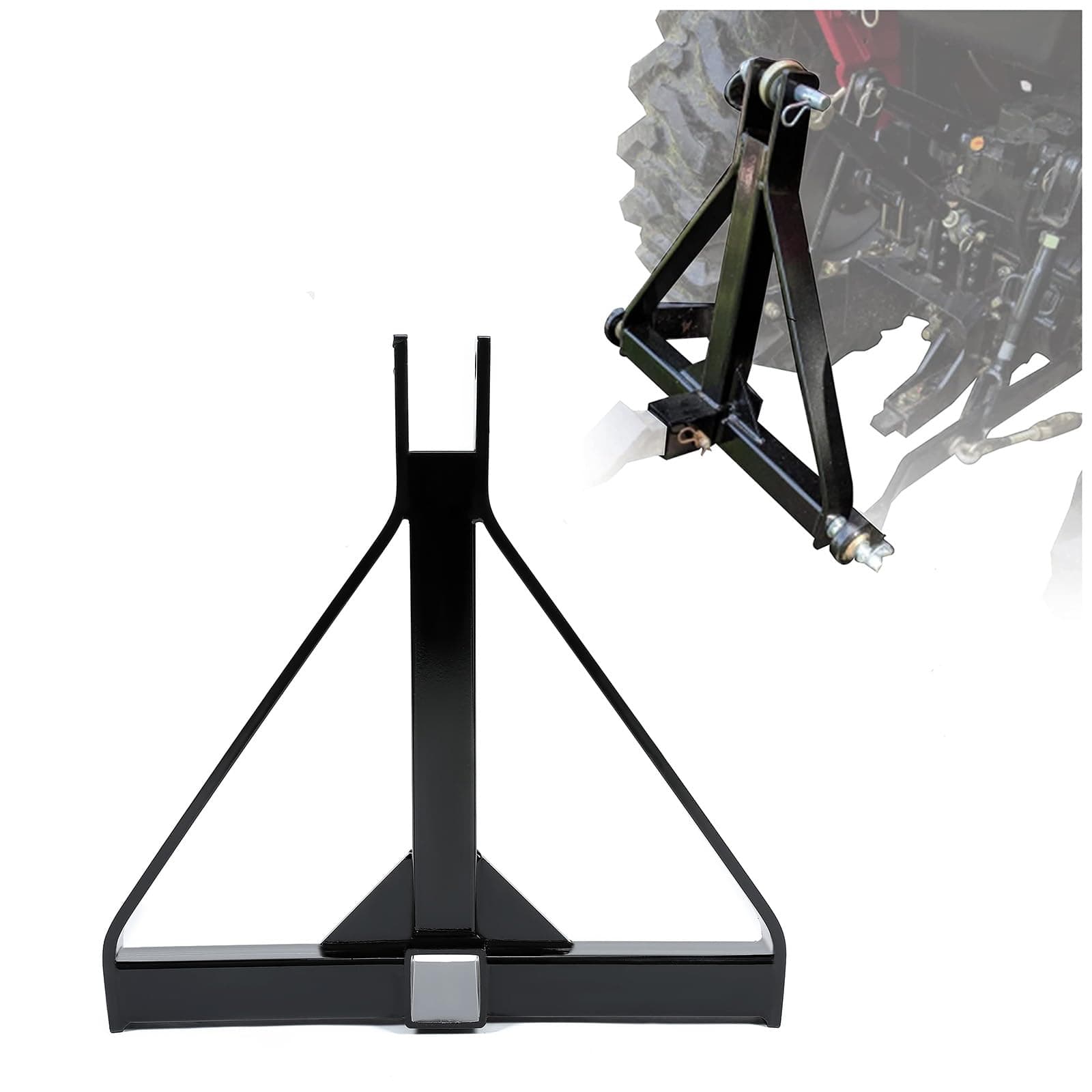 3 Point 2 Receiver Trailer Hitch Category 1 Tractor Tow Hitch Drawbar Adapter with One Year Warranty