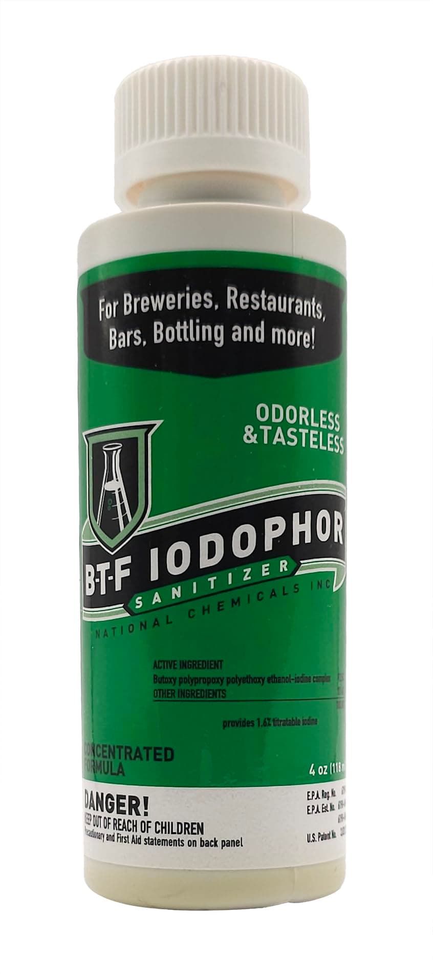 1 X BTF Iodophor Sanitizer - 4 oz.