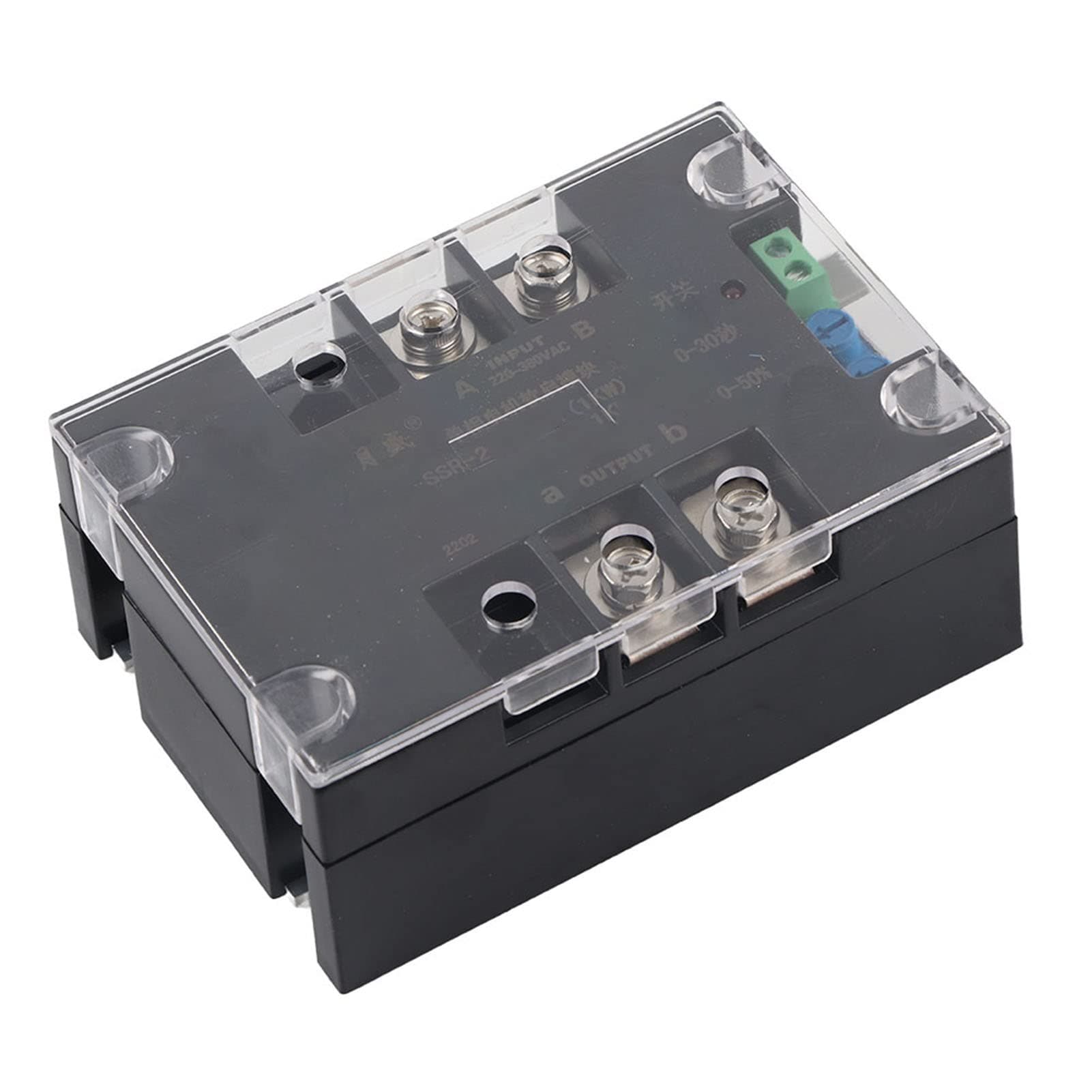 SSR-20WA-R (1KW) Single Phase Two-Phase Motor Soft Starter, Aluminum Bottom Soft Start Module Optical Module(Module)