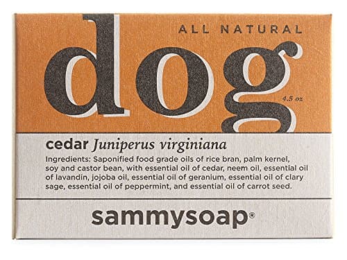 sammysoap 100% All Natural Original Cedar Dog Soap