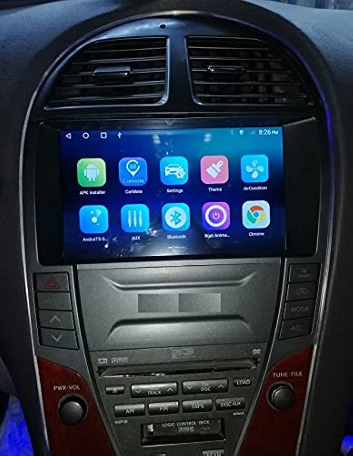 Roadstar Android Screen For LEXUS ES350 2006 2007 2008 2009 2010 2012 Carplay for Lexus ES250 ES300 ES350 ES330 Stereo Auto Radius GPS Navigation Android Multimedia Full Touch Screen