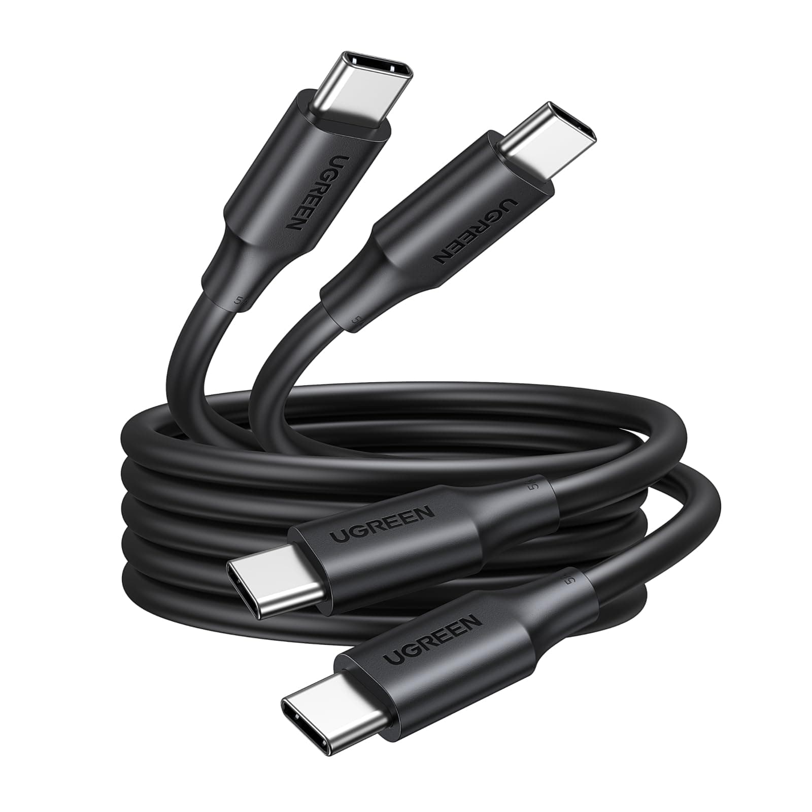 – UGREEN USB C to C Charger Cable 100W 2 Pack Fast Charge Compatible with iPhone Air/17/16 Pro Max, Macbook Pro M3/Air, iPad Pro 2022/Air 5, Galaxy S25/S24 Ultra, Pixel 9, 1M