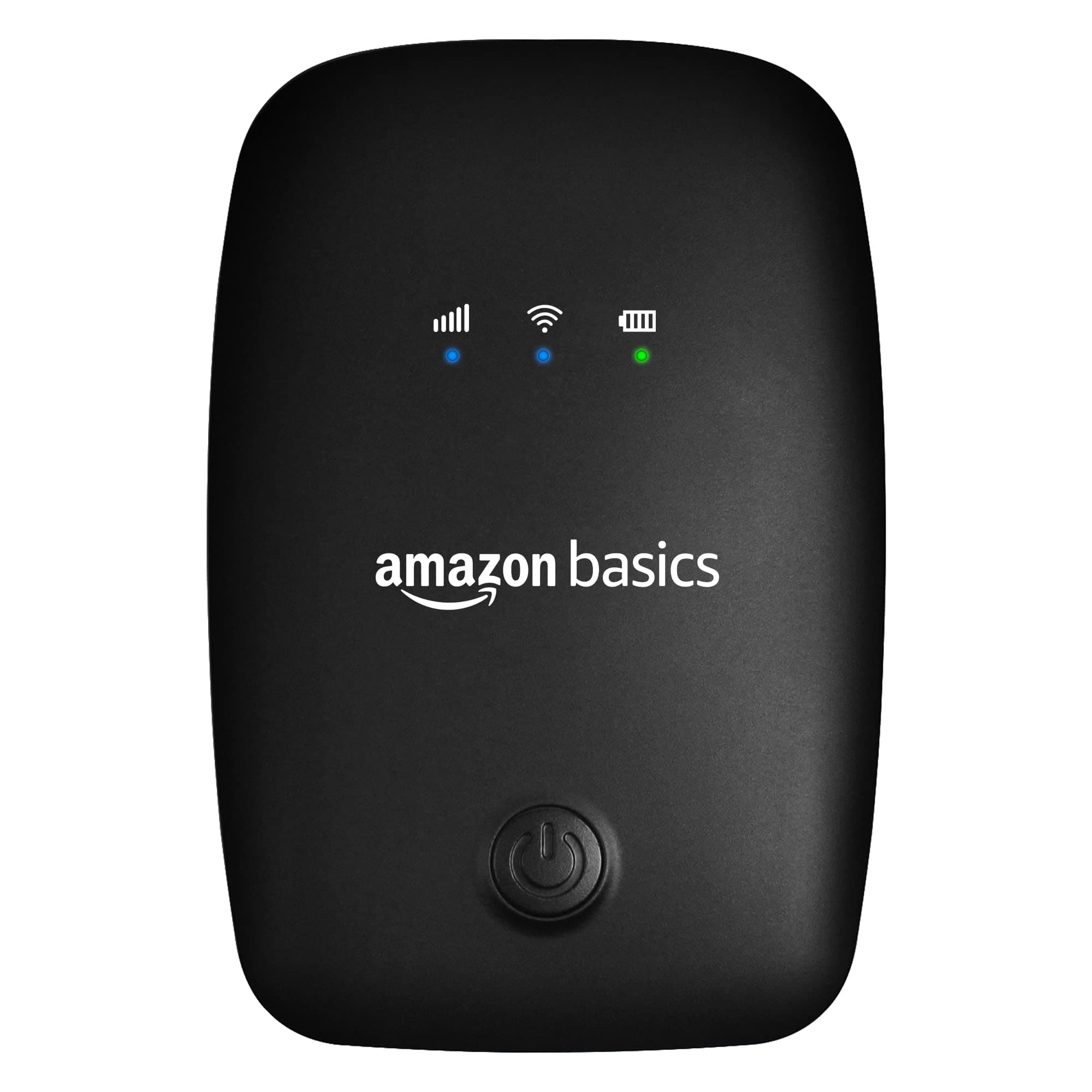 AmazonBasics 4G LTE WiFi Single_Band Dongle with All SIM Support | Up to 150Mbps WiFi Hotspot | 2100 mAh Rechargeable Battery, Black