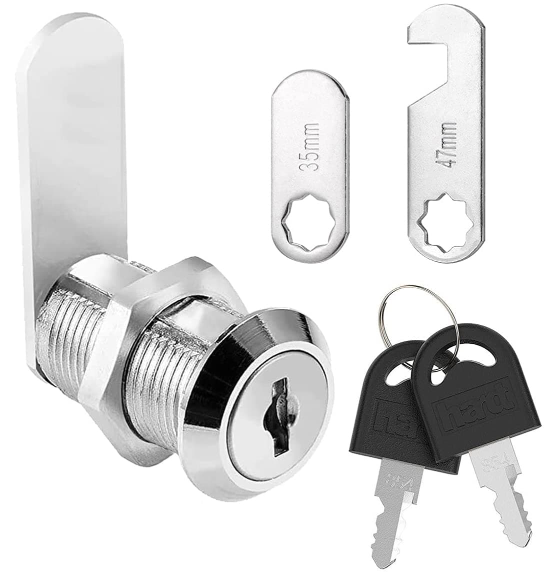 20mm Security Mailbox Lock, Letter Post Box Cabinet Drawer Cam Lock with Keys, Toolbox Door Cupboard Lever Furniture Locks Locker, 20mm