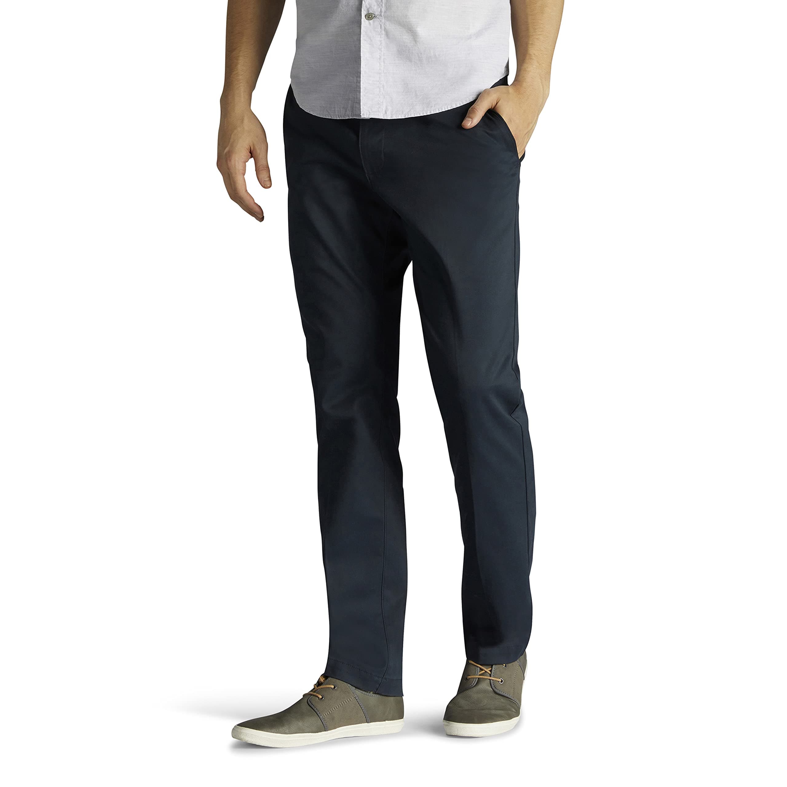 LeeMen's Extreme Motion Flat Front Slim Straight Pant