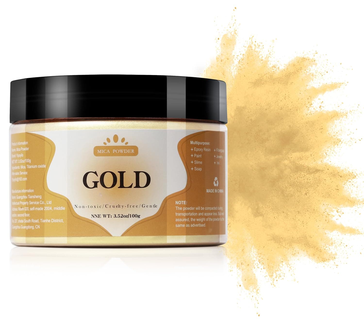 100g Gold Mica Powder