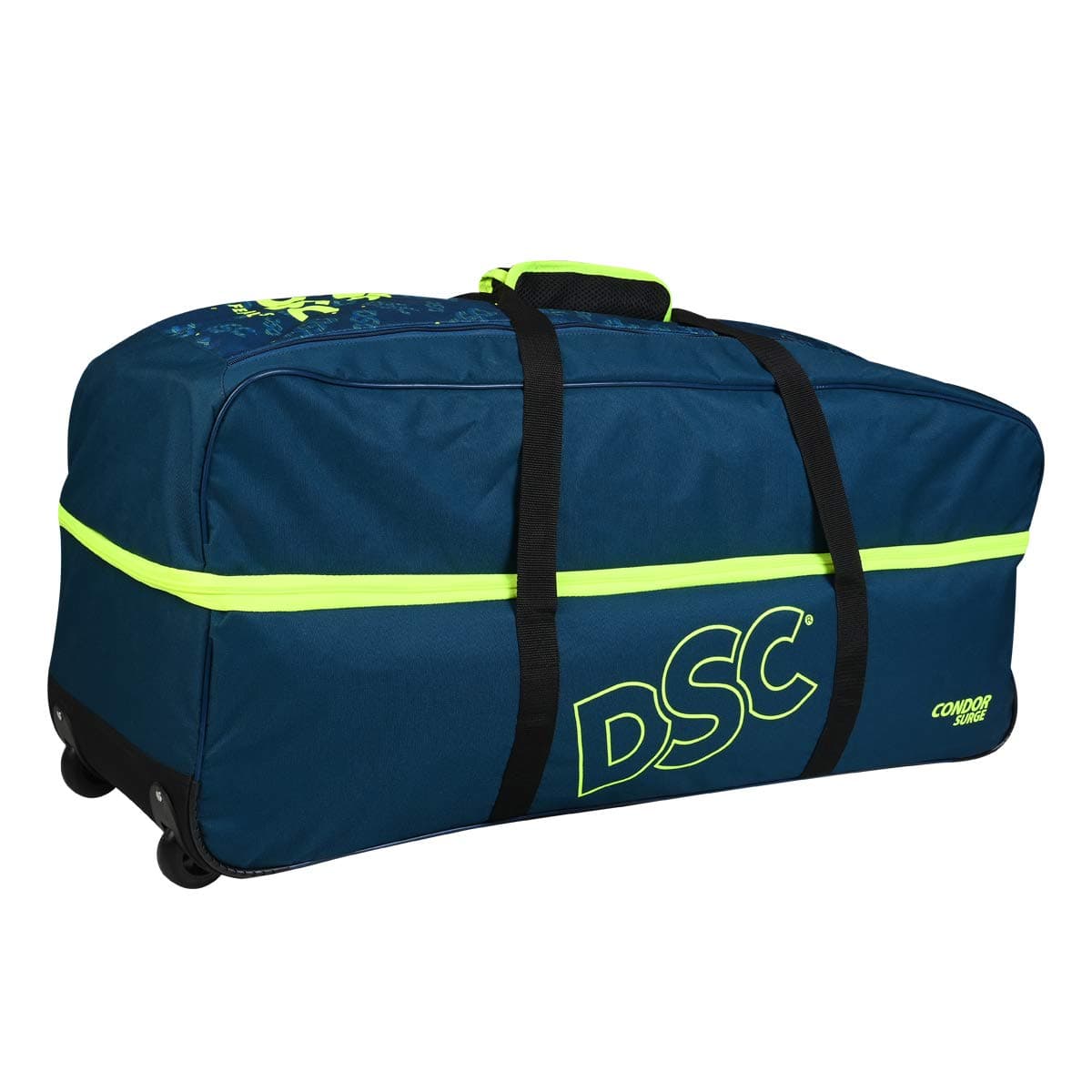 DSC Condor Pro Duffle Wheeler Polyester Cricket Kit Bag (Green)