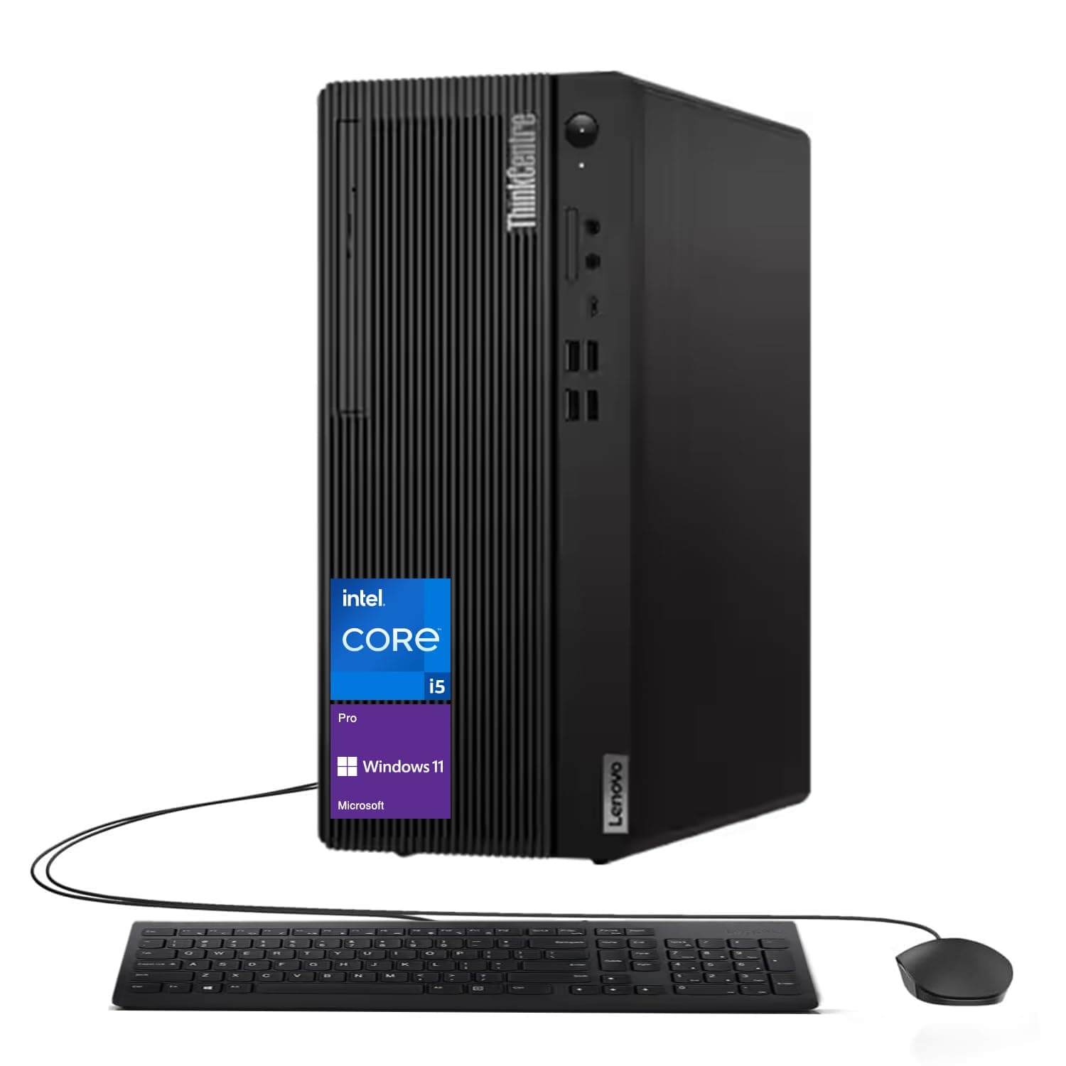Lenovo ThinkCentre M70s Small Form Factor Business Desktop, 14th Gen Intel 10-Core i5-14400, 32GB DDR5 RAM, 2TB SSD, HDMI, DP, Wi-Fi 6, Windows 11 Pro, Bundle with Adata UC310 64GB USB Flash Drive