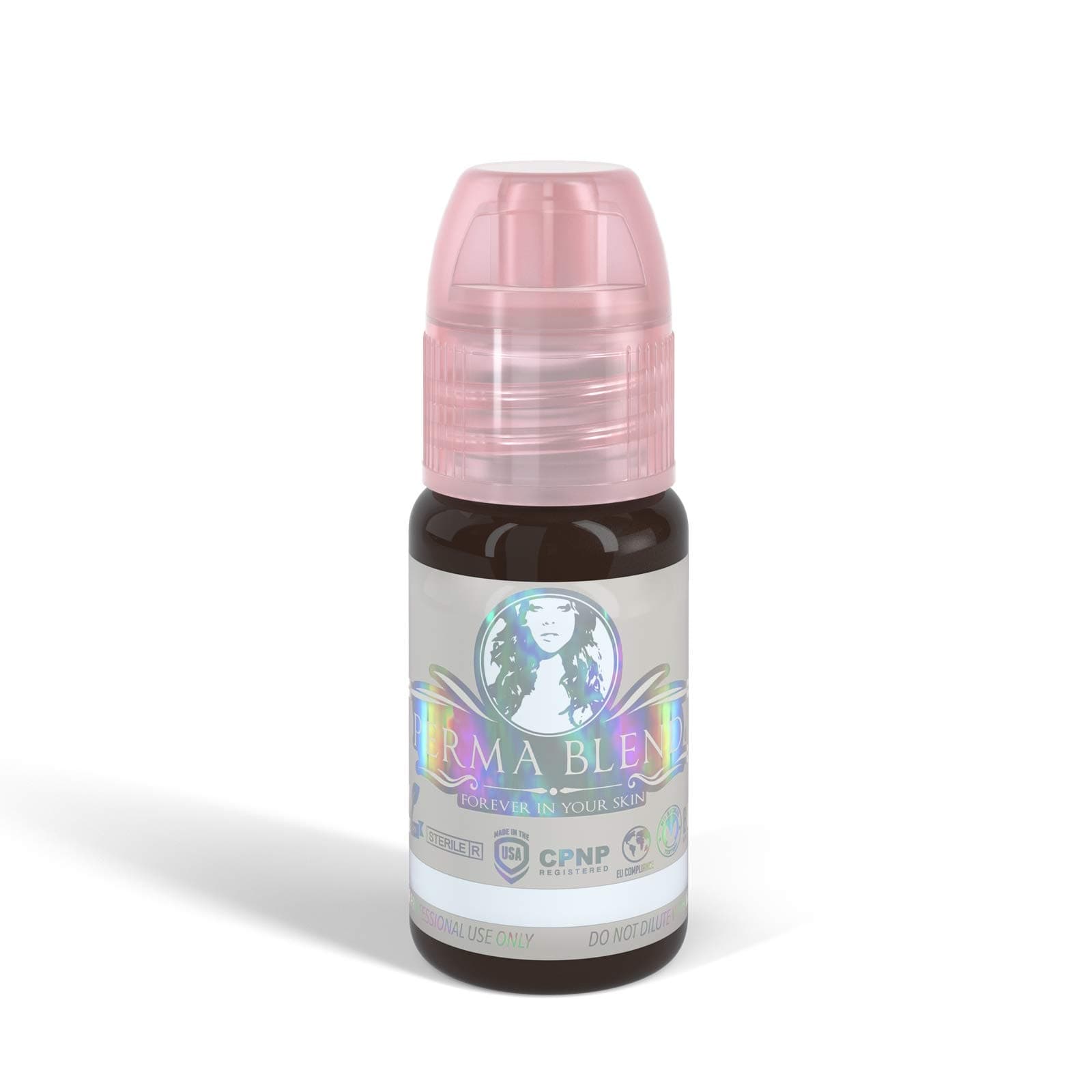 Perma Blend Microblading Ink for Permanent Eyeliner - Professional Tattoo Inks - Cool Medium/Dark Brown Tattoo Ink Makeup - Vegan (0.5 oz) (1 Pack) Espresso