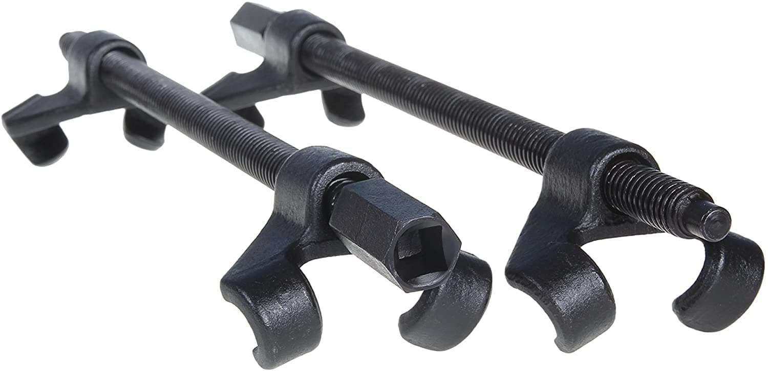 Coil Spring Compressor Tool or Strut Spring Compressor with 2 Steel Jaw Claws to Wrap Coil Spring Heavy Duty Spring Compression 370mm Drop Forged Spring Compressor Tool Automotive