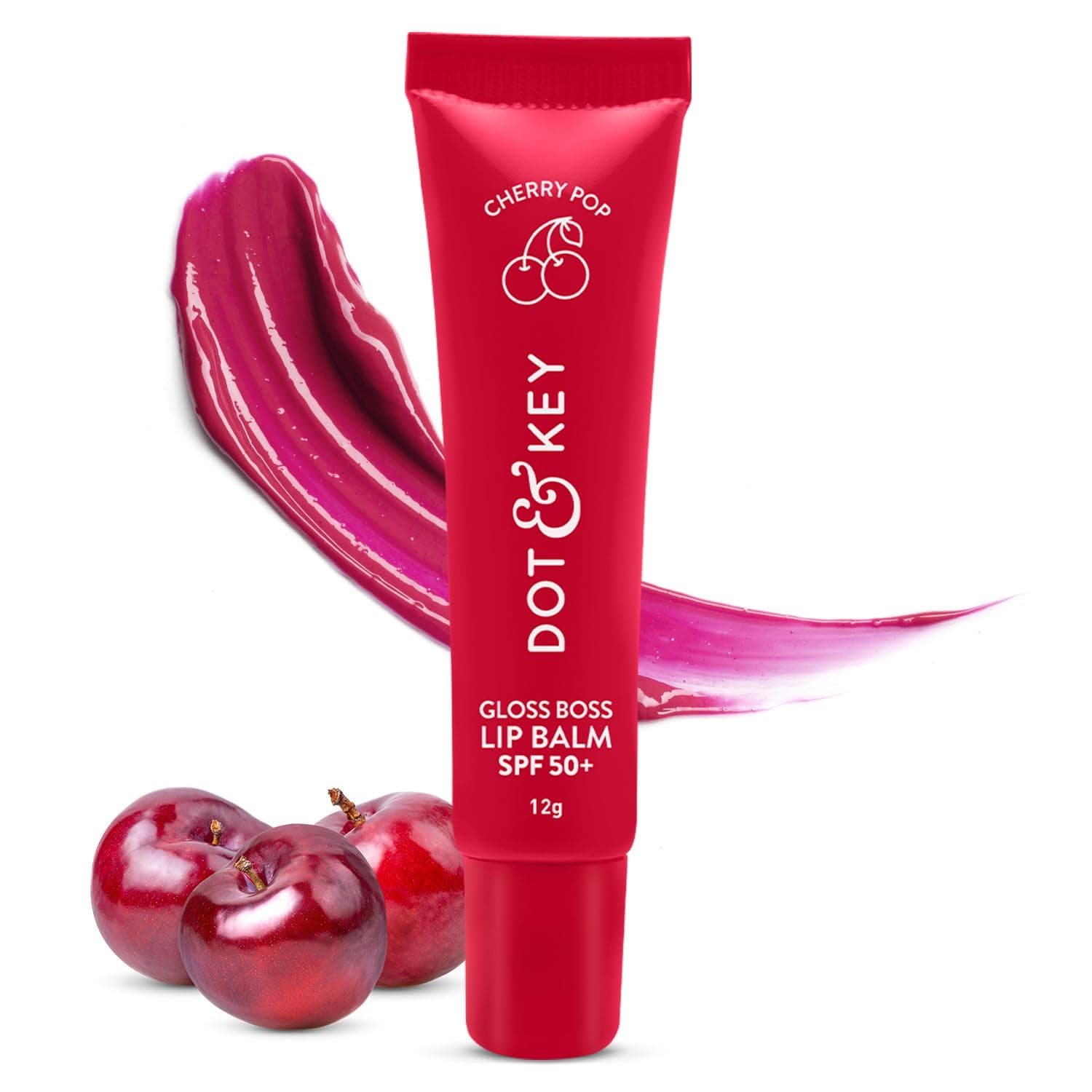 Dot & key Gloss Boss Lip Balm Vitamin C+E SPF 30 Cherry Pop 12g