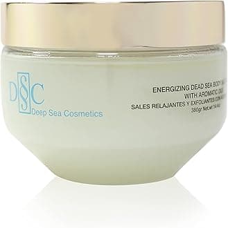 Deep Sea Cosmetics Women's Salt Scrub Energizer, Cucumber & Green Tea, 15.8 fl. oz.