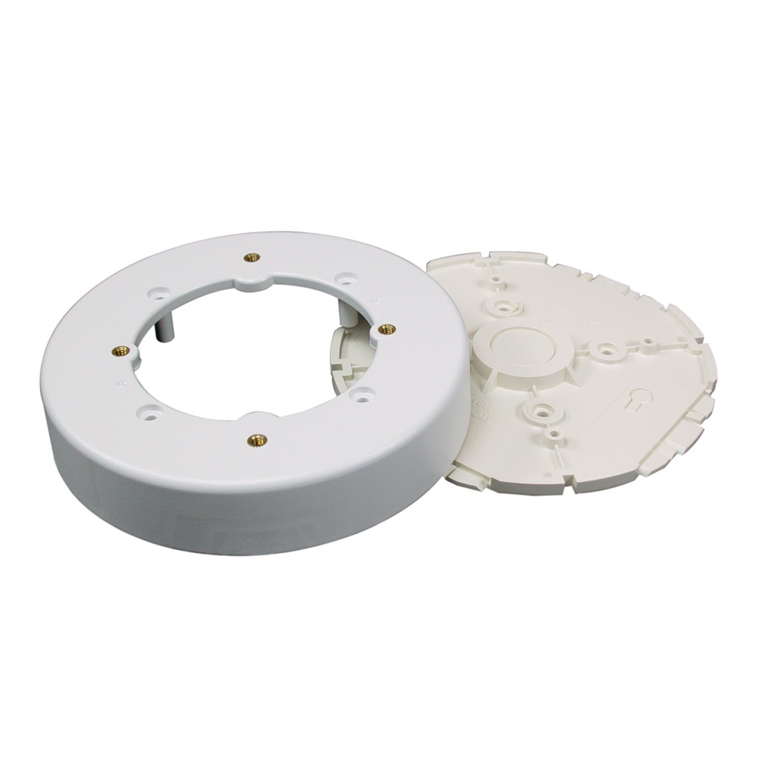 Legrand - Wiremold Circular Box, On-Wall Circular Box to Use as Wiremold Electric Box, White Wiremold Circular Outlet, Wiremold Round Box, 1 Pack, NMW4