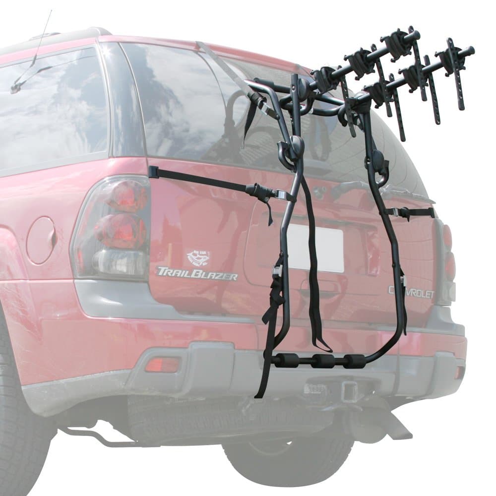 Trunk Mounted Folding 3 Bike Carrier Rack