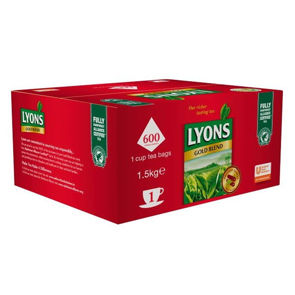 Lyons Gold Blend Pyramid Tea Bags 600s