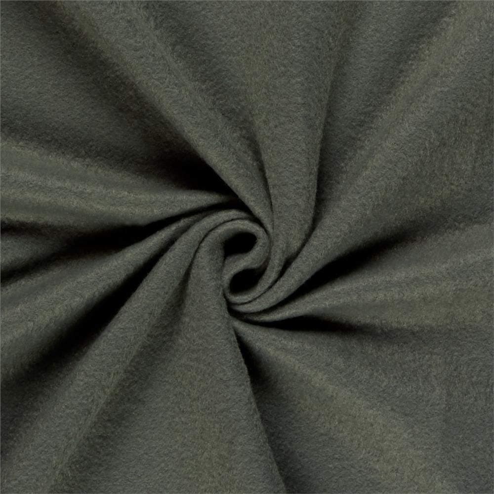 Polar Fleece Solid Dark Grey, Fabric by the Yard