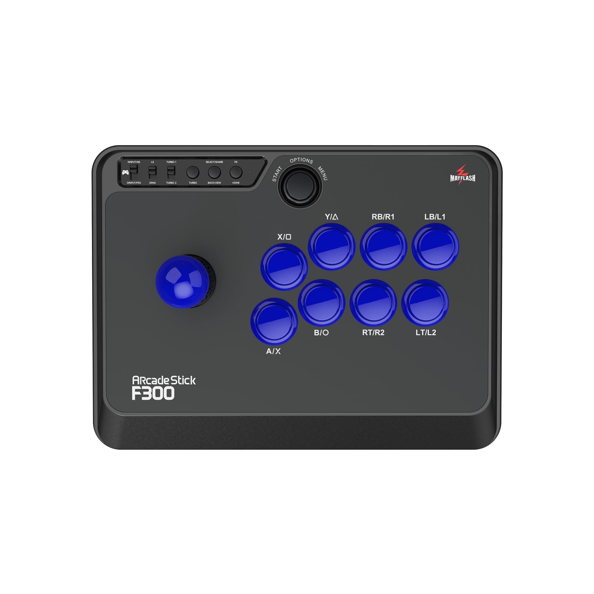 F300 Arcade Fight Stick Joystick for Switch/Switch 2, PS4, PS3, Xbox Series S/X, Xbox One, Xbox 360, macOS, Windows, Steam Deck and more