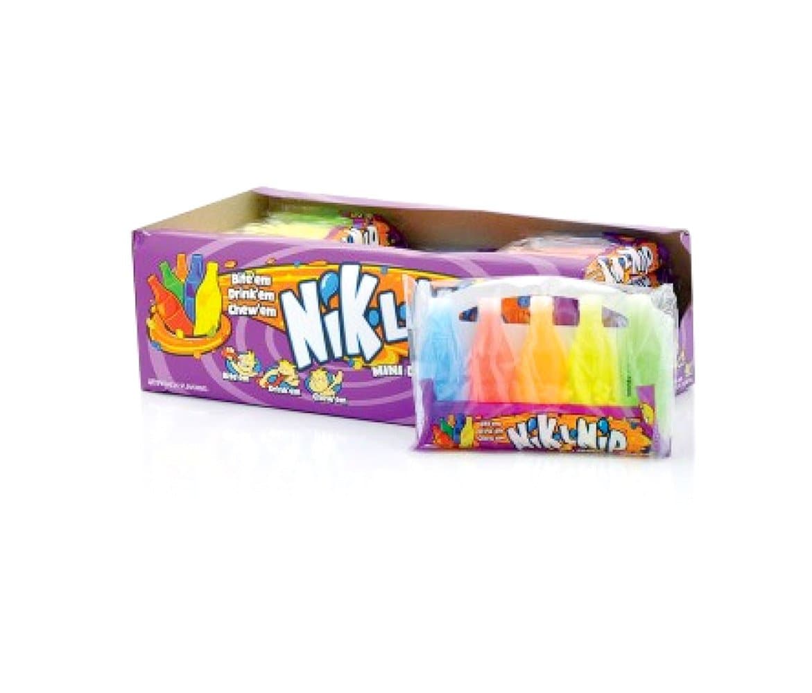Nik-L-Nip Mini Drinks, Liquid Candy Bags (Pack of 18)