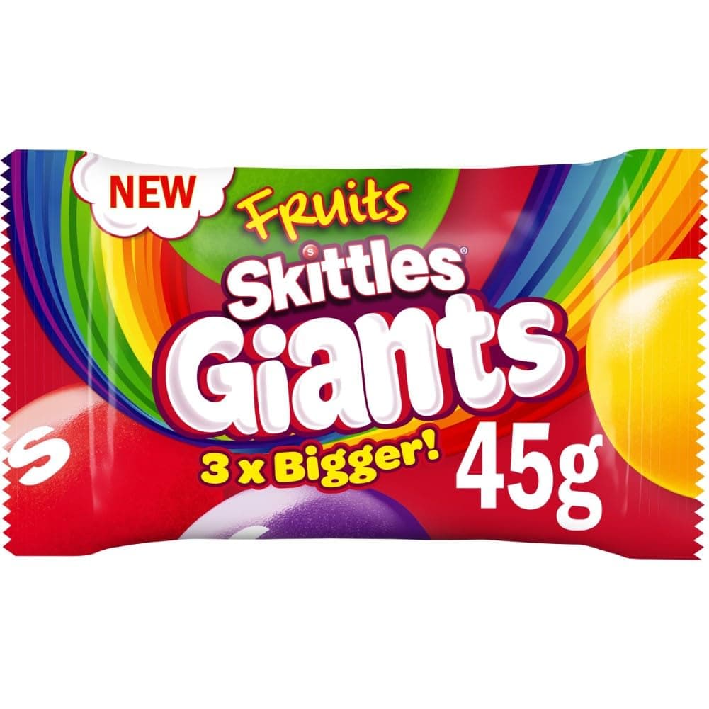 Skittles Giants Fruit Sweets Bag, 45g
