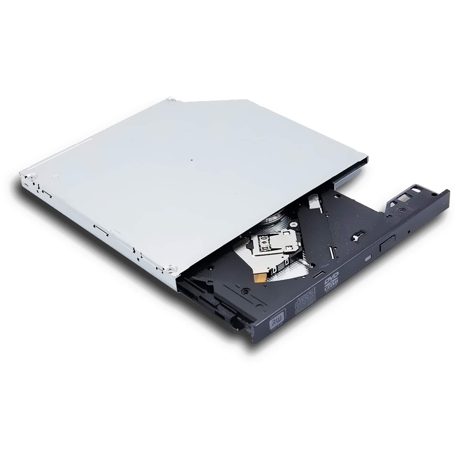 New Internal 9mm Ultra Slim Tray Loading SATA Optical Drive, for LG HL-DT-ST DVDRAM GUA0N GUB0N，for Lenovo Asus Acer Laptop Dual Layer 8X DVD-R DL M-Disc Burner, Super Multi 24X CD-R Writer