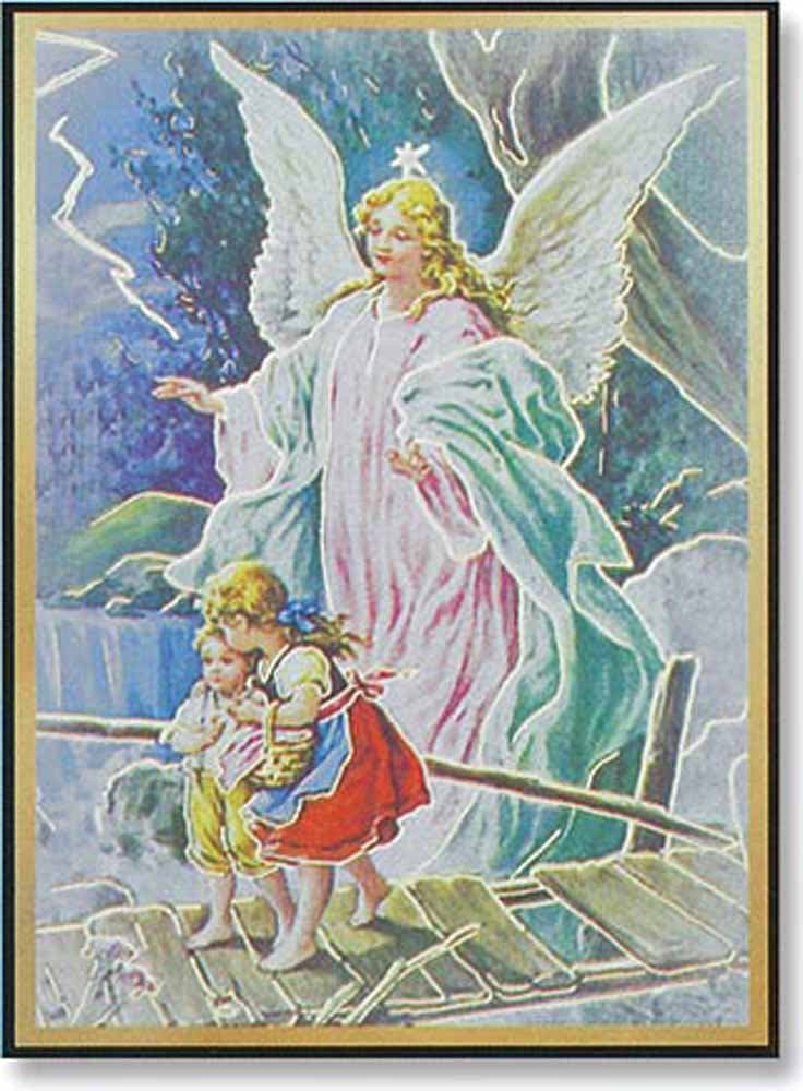 Guardian Angels with Children Magnetic Frame