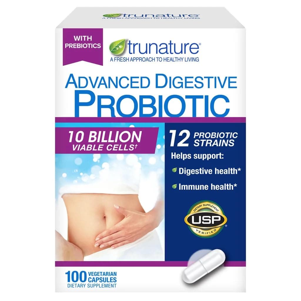 ADVANCED Digestive Probiotic with 12 Strains & 100 Capsules