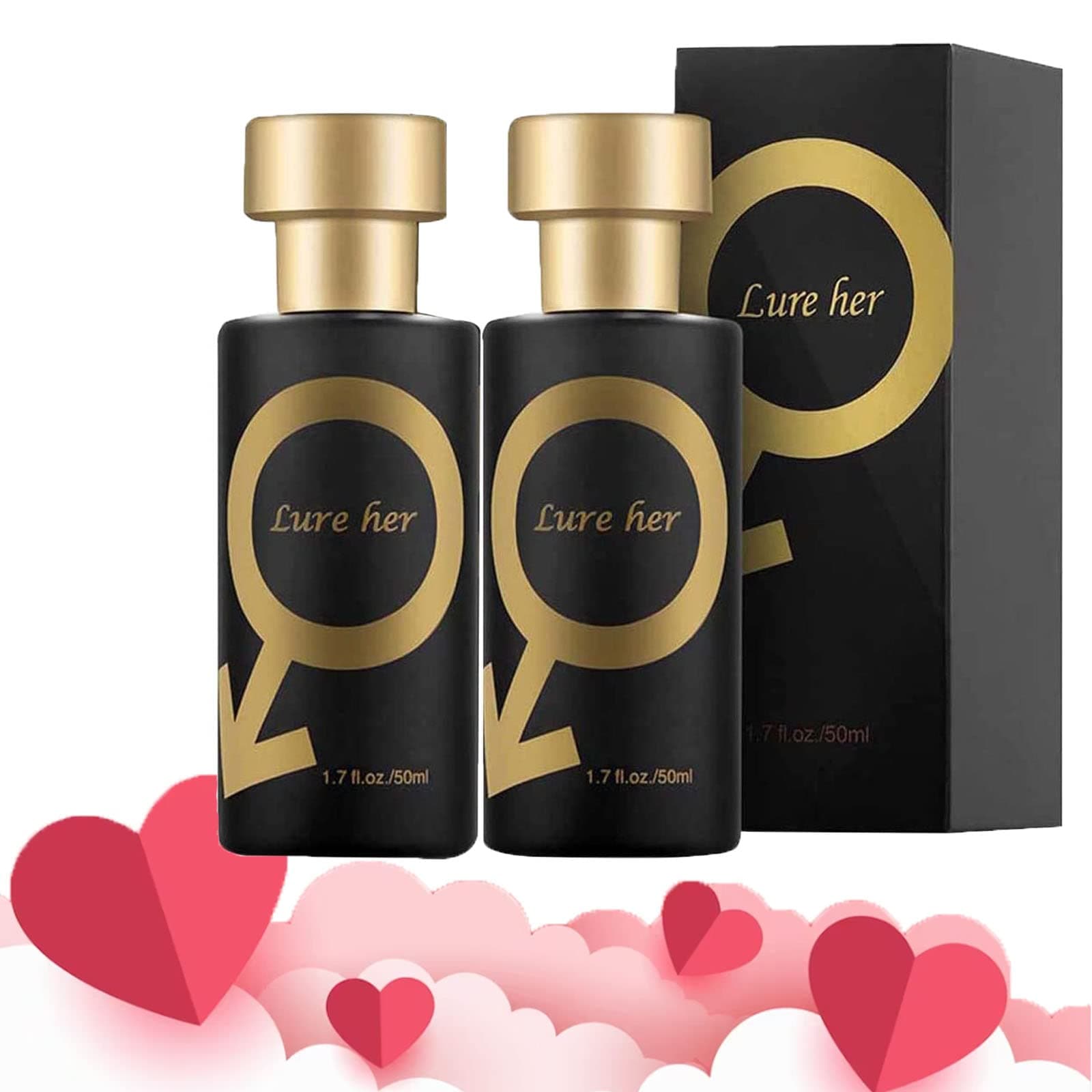 Lure Her Perfume For Men, Pheromone Cologne For Men, Lure Her Cologne For Men, Lure Her, Lashvio Perfume For Men, Neolure Perfume For Him (2PCS)
