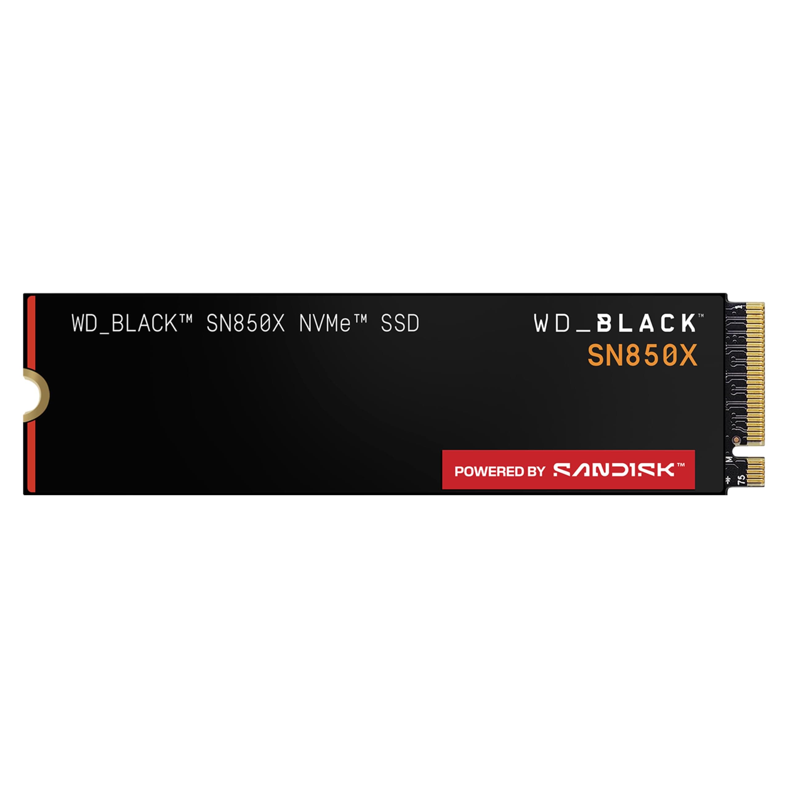 WD_BLACK 2TB SN850X NVMe Internal Gaming SSD Solid State Drive - Gen4 PCIe, M.2 2280, Up to 7,300 MB/s - WDS200T2X0E