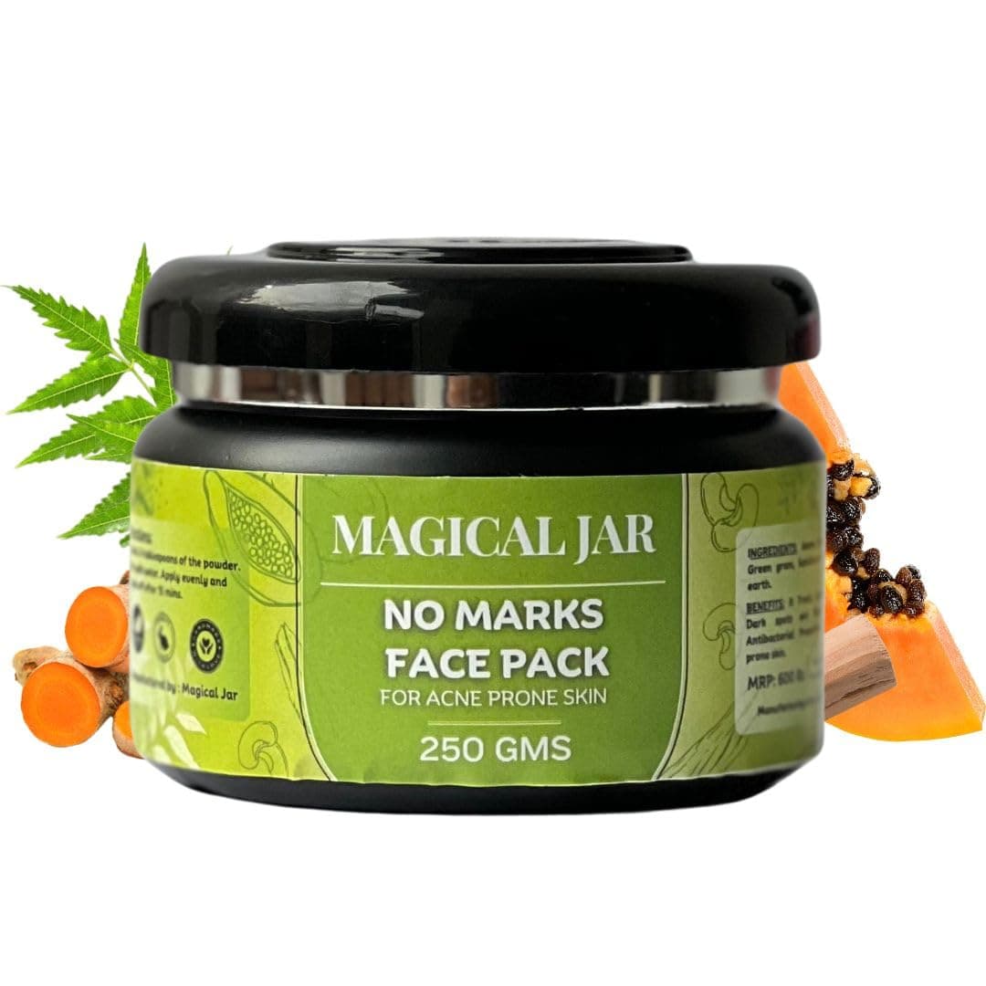 Magical Jar No Marks Face Pack for Acne Prone Skin | Pimple & Acne Control | 250gms