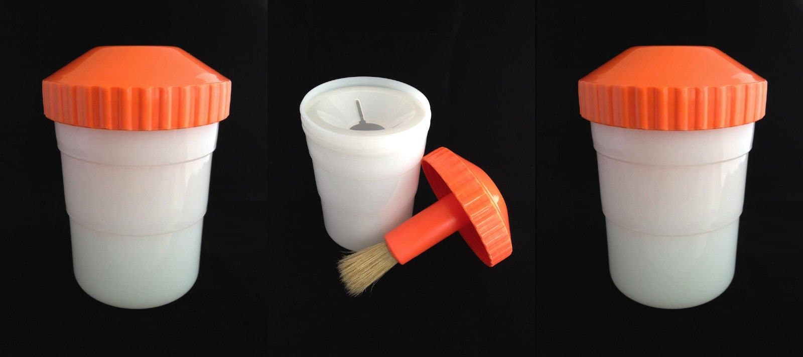 3 LOT Paint Touch up Tools Containers Kits with Brush for Home House Like Qwikie