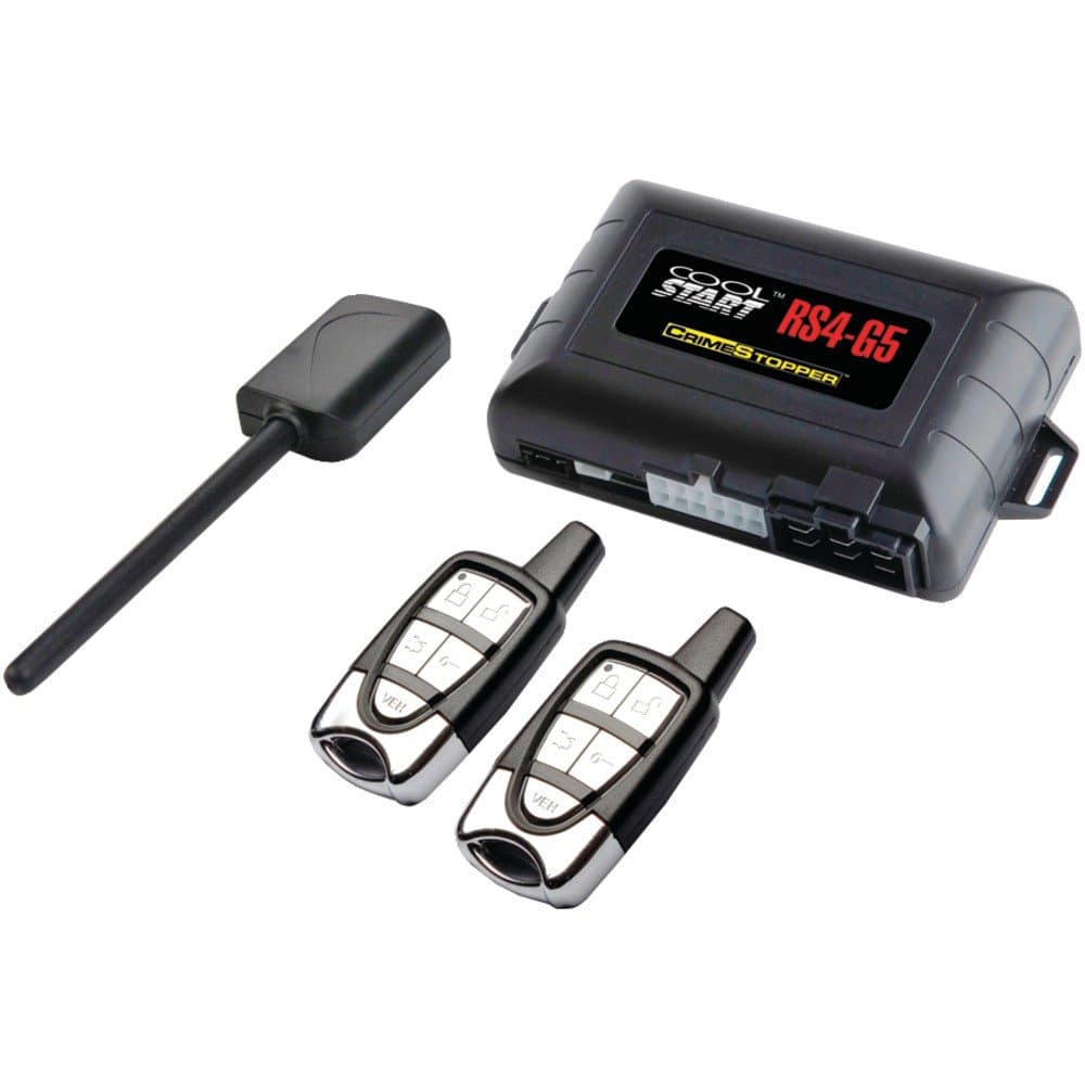 Crimestopper RS4-G5 Cool Start 1-Way Remote Start and Keyless Entry System with Trunk Pop