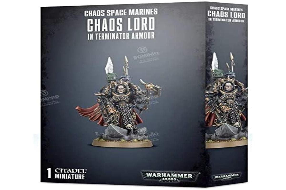 Game Workshop Warhammer 40k Chaos Space Marines Terminator Armor Chaos Lord